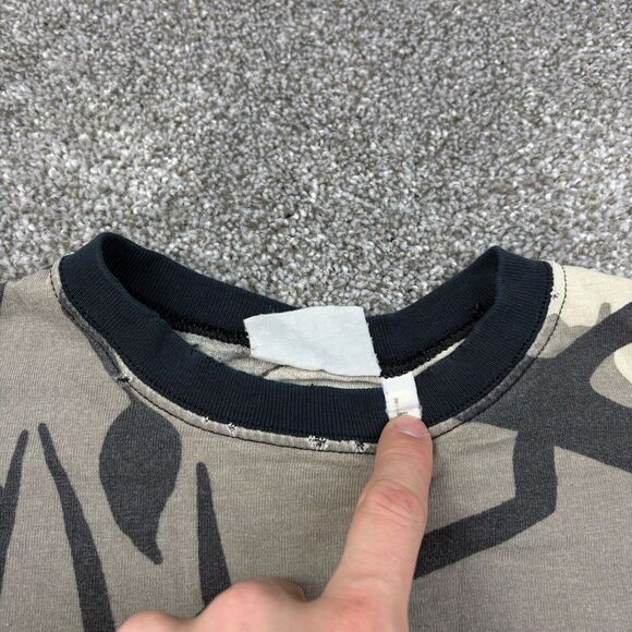 Vintage Predator Camo Shirt Mens Large Brown Long Sleeve Camouflage Hunting - Picture 4 of 6